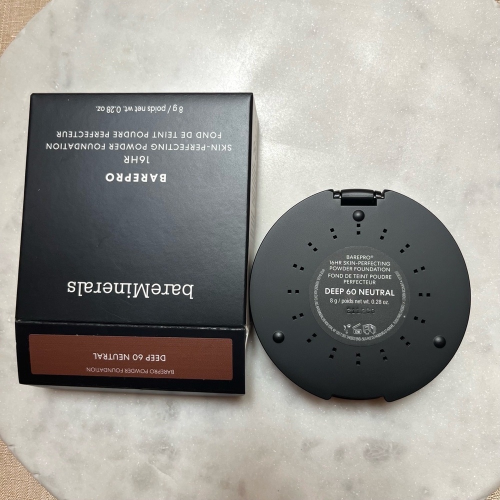 New bareMinerals DEEP 60 NEUTRAL Barepro 16HR Skin-Perfecting Powder Foundation‎